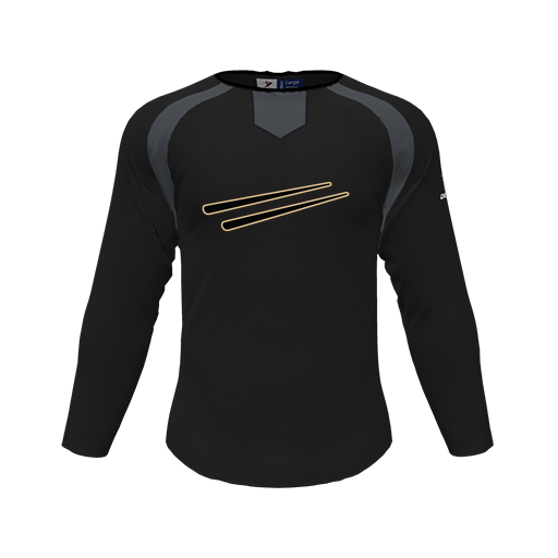 [CUS-DFW-PULL-FLC-CNK-LSL-BLK-YS-LOGO2] Pullover (Youth S, Black, Logo 2)