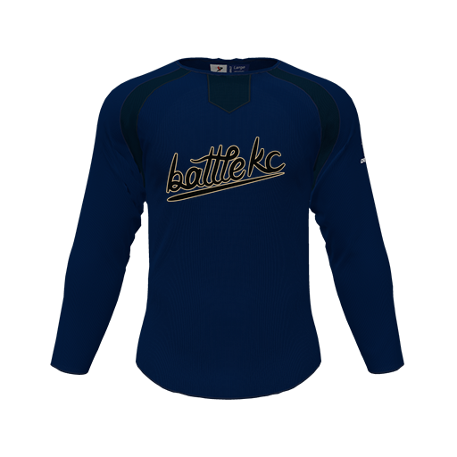 [CUS-DFW-PULL-FLC-CNK-LSL-NVY-YS-LOGO1] Pullover (Youth S, Navy, Logo 1)