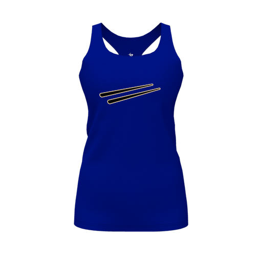 [FT0TRBRY-FYS-LOGO2] Decker Racerback Tank Top (Female Youth S, Royal, Logo 2)