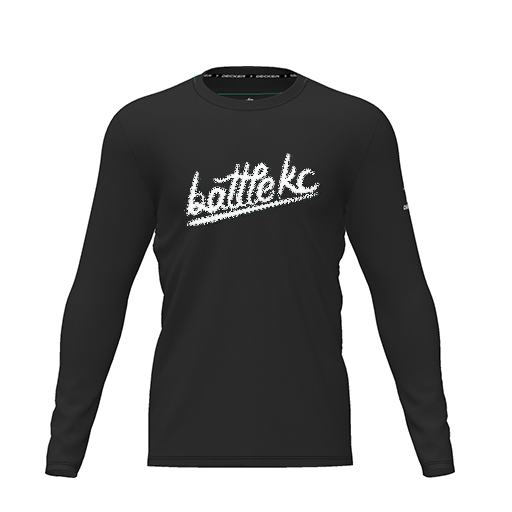[FTLCDFBK-YXS-LOGO1] Dri Fit Performance T-Shirt (Youth XS, Black, Logo 1, Long Sleeve)