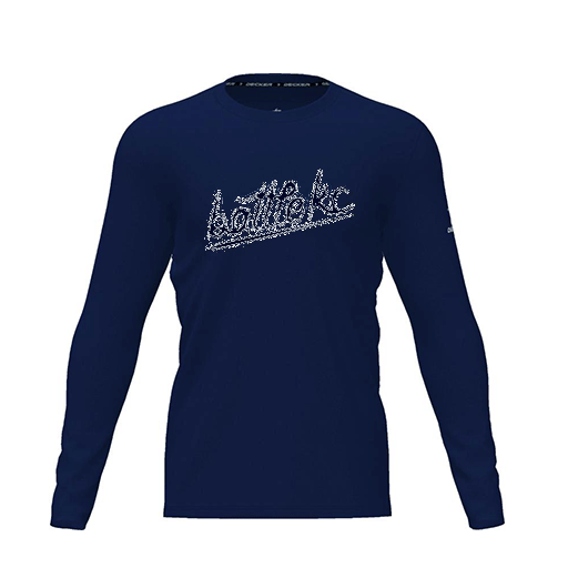 [FTLCDFNV-YXS-LOGO1] Dri Fit Performance T-Shirt (Youth XS, Navy, Logo 1, Long Sleeve)