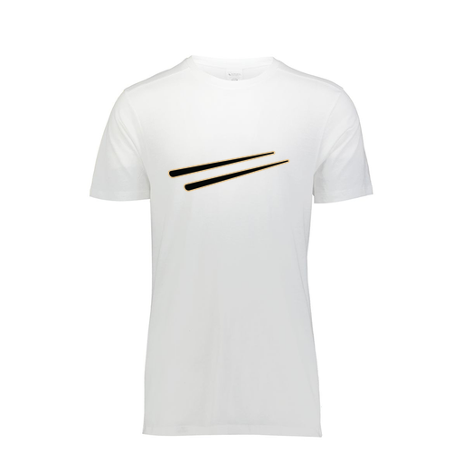 [FTSCUBWH-AS-LOGO2] Decker Men's Tri-Blend T-Shirt - Short Sleeve (Adult S, White, Logo 2)