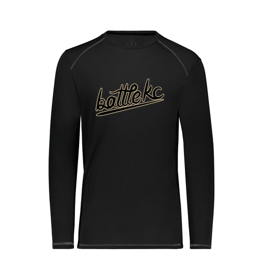 [6846.080.S-LOGO1] Youth SoftTouch Long Sleeve (Youth S, Black, Logo 1)