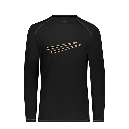 [6846.080.S-LOGO2] Youth SoftTouch Long Sleeve (Youth S, Black, Logo 2)