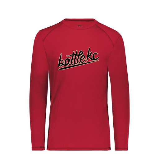 [6846.083.S-LOGO1] Youth SoftTouch Long Sleeve (Youth S, Red, Logo 1)