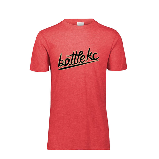 [FTSCUBRD-YS-LOGO1] Youth Ultra-blend T-Shirt (Youth S, Red, Logo 1)