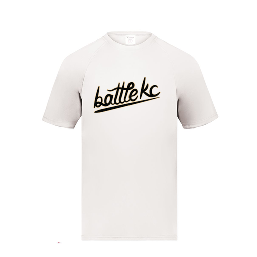 [2791.005.S-LOGO1] Youth Smooth Sport T-Shirt (Youth S, White, Logo 1)