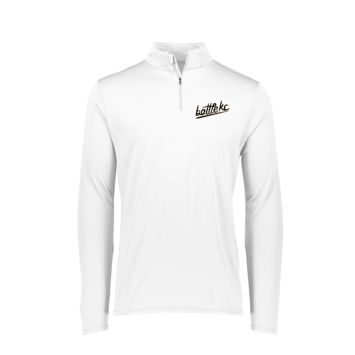 [FTLQFLWH-FAXS-LOGO1] Ladies Flex-Lite 1/4 Zip Shirt (Female Adult XS, White, Logo 1)