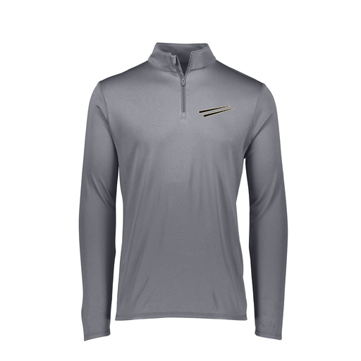 [FTLQFLGY-FAXS-LOGO2] Ladies Flex-Lite 1/4 Zip Shirt (Female Adult XS, Gray, Logo 2)
