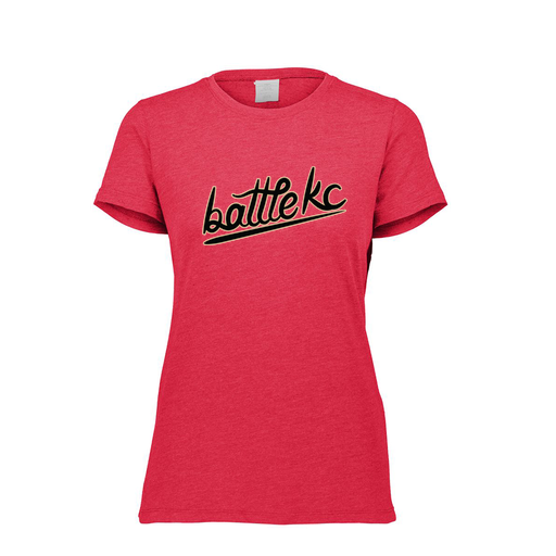 [FTSCUBRD-FAXS-LOGO1] Ladies Ultra-blend T-Shirt (Female Adult XS, Red, Logo 1)