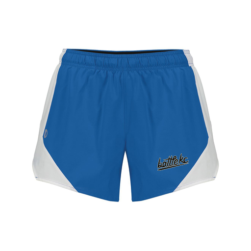 [229489.H02.S-LOGO1] Girls Olympus Shorts (Female Youth S, Royal, Logo 1)