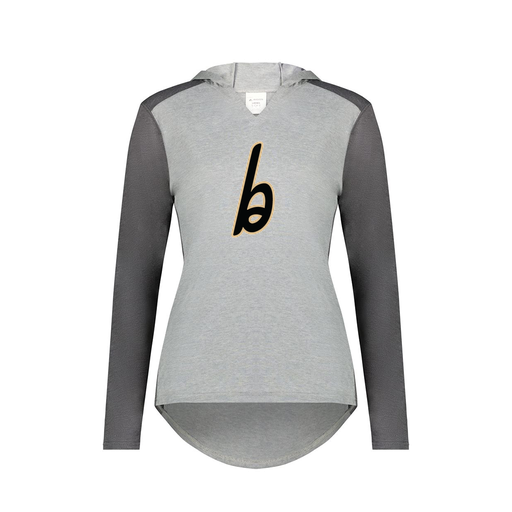 [6902.30V.XS-LOGO3] Ladies Vintage Hoodie (Female Adult XS, Gray, Logo 3)