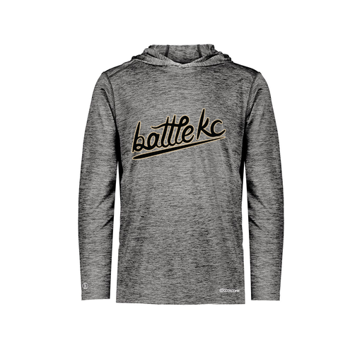 [FOLHCGBK-AS-LOGO1] Decker Men's Charge Hoodie (Adult S, Black, Logo 1)