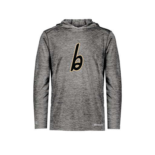 [FOLHCGBK-YS-LOGO3] Decker Youth Charge Hoodie (Youth S, Black, Logo 3)