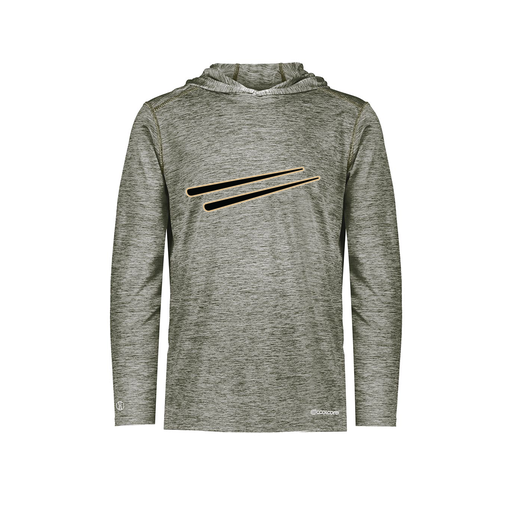 [FOLHCGGY-YS-LOGO2] Decker Youth Charge Hoodie (Youth S, Gray, Logo 2)