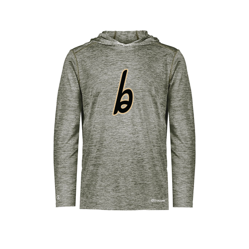 [FOLHCGGY-YS-LOGO3] Youth Charge Hoodie (Youth S, Gray, Logo 3)