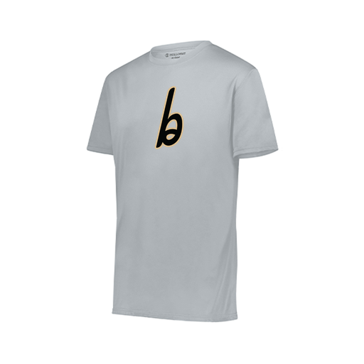 [222818.099.S-LOGO3] Men's Movement Dri Fit Shirt (Adult S, Silver, Logo 3)