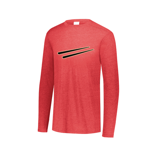 [3075.V96.XS-LOGO2] Men's LS Ultra-blend T-Shirt (Adult XS, Red, Logo 2)