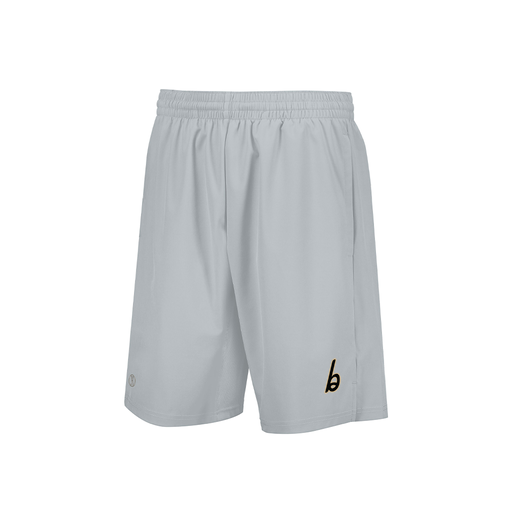 [229556.099.XS-LOGO3] Men's Weld Short (Adult XS, Silver, Logo 3)