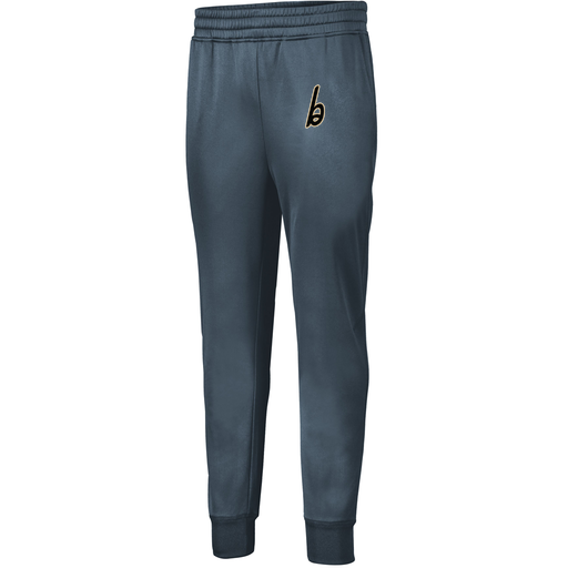[5566.059.XS-LOGO3] Men's PERFORMANCE FLEECE JOGGER (Adult XS, Gray, Logo 3)