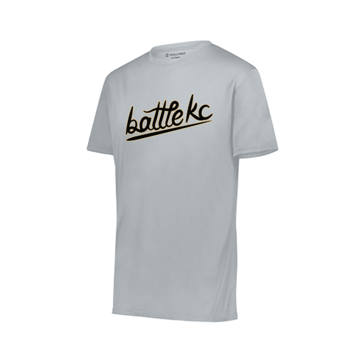[222819.099.XXS-LOGO1] Youth Movement Dri Fit Shirt (Youth XXS, Silver, Logo 1)