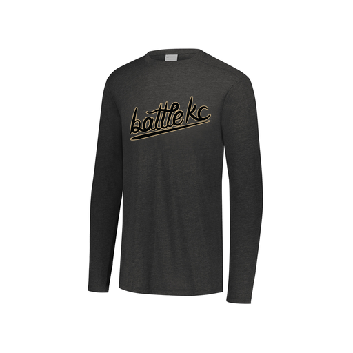 [FTLCUBBK-YS-LOGO1] Youth LS Ultra-blend T-Shirt (Youth S, Black, Logo 1)