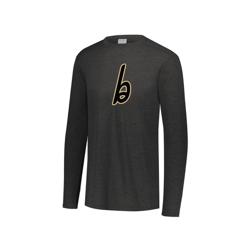 [FTLCUBBK-YS-LOGO3] Youth LS Ultra-blend T-Shirt (Youth S, Black, Logo 3)