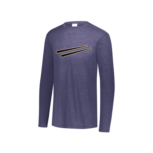 [FTLCUBNV-YS-LOGO2] Youth LS Ultra-blend T-Shirt (Youth S, Navy, Logo 2)