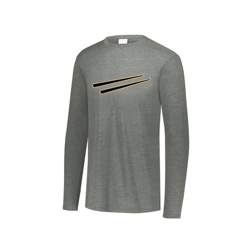 [FTLCUBGY-YS-LOGO2] Youth LS Ultra-blend T-Shirt (Youth S, Gray, Logo 2)