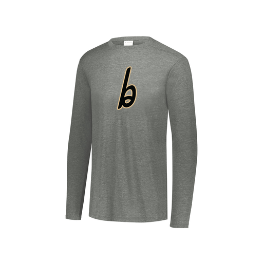 [FTLCUBGY-YS-LOGO3] Youth LS Ultra-blend T-Shirt (Youth S, Gray, Logo 3)