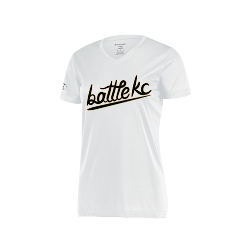 [222820.005.S-LOGO1] Ladies Movement Dri Fit Shirt (Female Adult S, White, Logo 1)